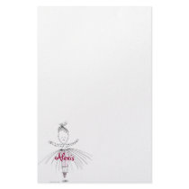 Alexis - Little Dancer Personalized Stationery