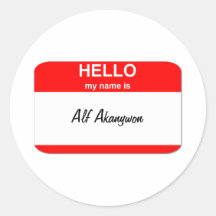 Alf Akanywon Sticker