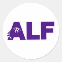 ALF ROUND STICKER