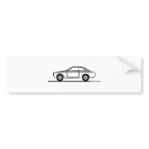 Alfa Romeo GTA GTV T-Shirt Bumper Sticker