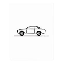 Alfa Romeo GTA GTV T-Shirt Post Cards