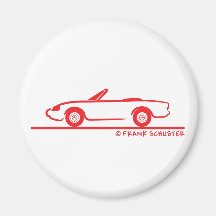 Alfa Romeo Spider Duetto Magnets