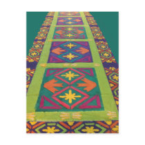 Alfombras de La Antigua 9 Postcard