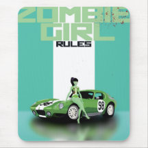 Alfombrilla para raton Zombie girl Mouse Pad