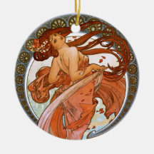 Alfons Mucha: Dance Ornament