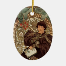 Alfons Mucha Lorenzaccio Christmas Tree Ornament