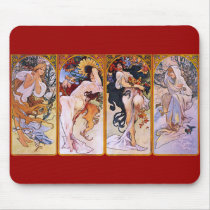 Alfons Mucha ~ The four seasons Use Pads