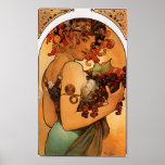 Alfonse Mucha Fruit Print