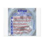 Alfred Acrostic Post Card