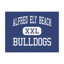 Alfred Ely Beach - Bulldogs - High - Savannah Post Cards