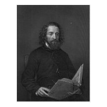 Alfred, Lord Tennyson Postcard