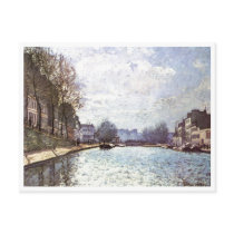 Alfred Sisley - Ansicht Kanals Saint-Martin 1870