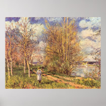 Alfred Sisley Die kleinen Wiesen im Frühling 1880