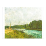 Alfred Sisley - meurent le der l'Oise 1878-1880 d' Carte Postale