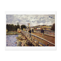 Alfred_Sisley Steg in Argenteuil 1872 Oil Bridge