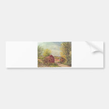 Alfred Sisley - Veneux-Nadon im Frühling 1885 Bumper Sticker
