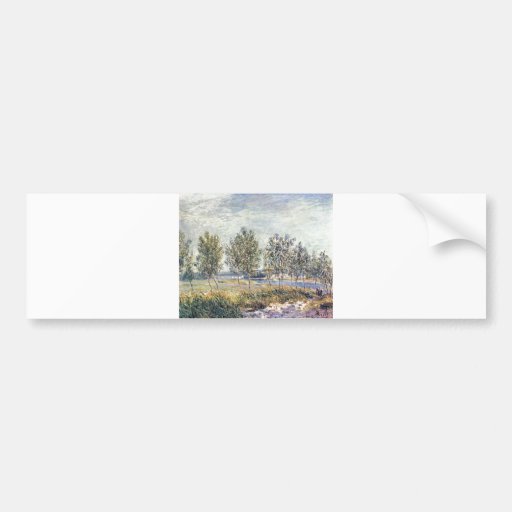 Alfred Sisley - Wiese en d'ici 1880 huile sur la t Adhésifs Pour Voiture