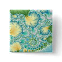 Algae - Fractal Button