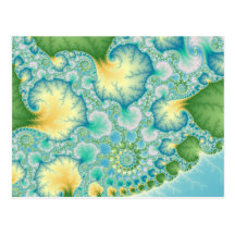 Algae - Fractal Post Card