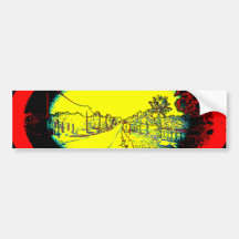 Algarve Digital Image Bumper Stickers