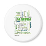 Algebra_Display_Green Refrigerator Magnet