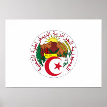 Algeria Coat of Arms Print