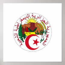 Algeria Coat of Arms Print