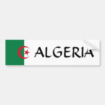 Algeria Flag Bumper Stickers