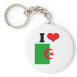 Algeria Flag Keychains