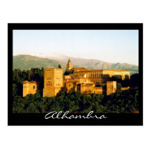 alhambra granada post cards