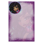 "Aliah" Hibiscus Fairy Fantasy Art by Hannah Lynn Stationery
