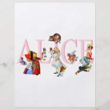 ALICE AND FRIENDS FULL COLOR FLYER