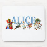 Alice and Friends in Wonderland Mouse Pad