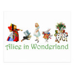 Alice and Friends in Wonderland Postcards