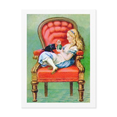 ALICE AND HER CAT, DINAH by cowboylove