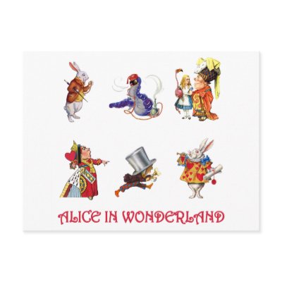 ALICE AND HER FRIENDS FROM WONDERLAND by cowboylove