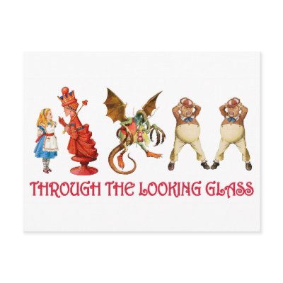 ALICE AND HER FRIENDS THROUGH THE LOOKING GLASS by cowboylove