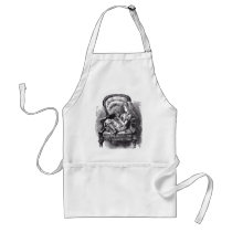 Alice and the Black Kitten aprons