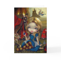 "Alice and the Bosch Monsters" Greeting Card