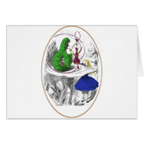 Alice and the Caterpillar Greeting Cards
