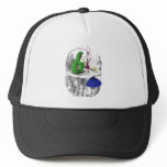 Alice and the Caterpillar Mesh Hat