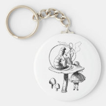 Alice and the Caterpillar Key Chain