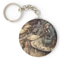 Alice and the Caterpillar Key Chain