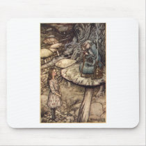 Alice and the Caterpillar Mouse Pads