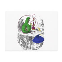 Alice and the Caterpillar Post Card