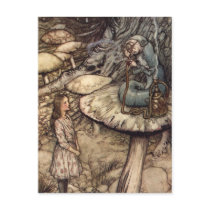 Alice and the Caterpillar Post Cards