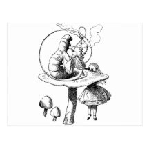 Alice and the Caterpillar Postcards