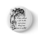 Alice and the Cheshire Cat Pin