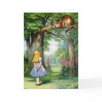 ALICE AND THE CHESHIRE CAT