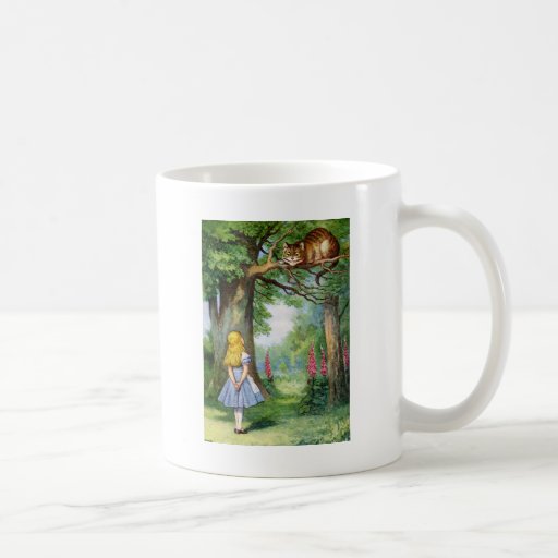 ALICE AND THE CHESHIRE CAT COFFEE MUGS